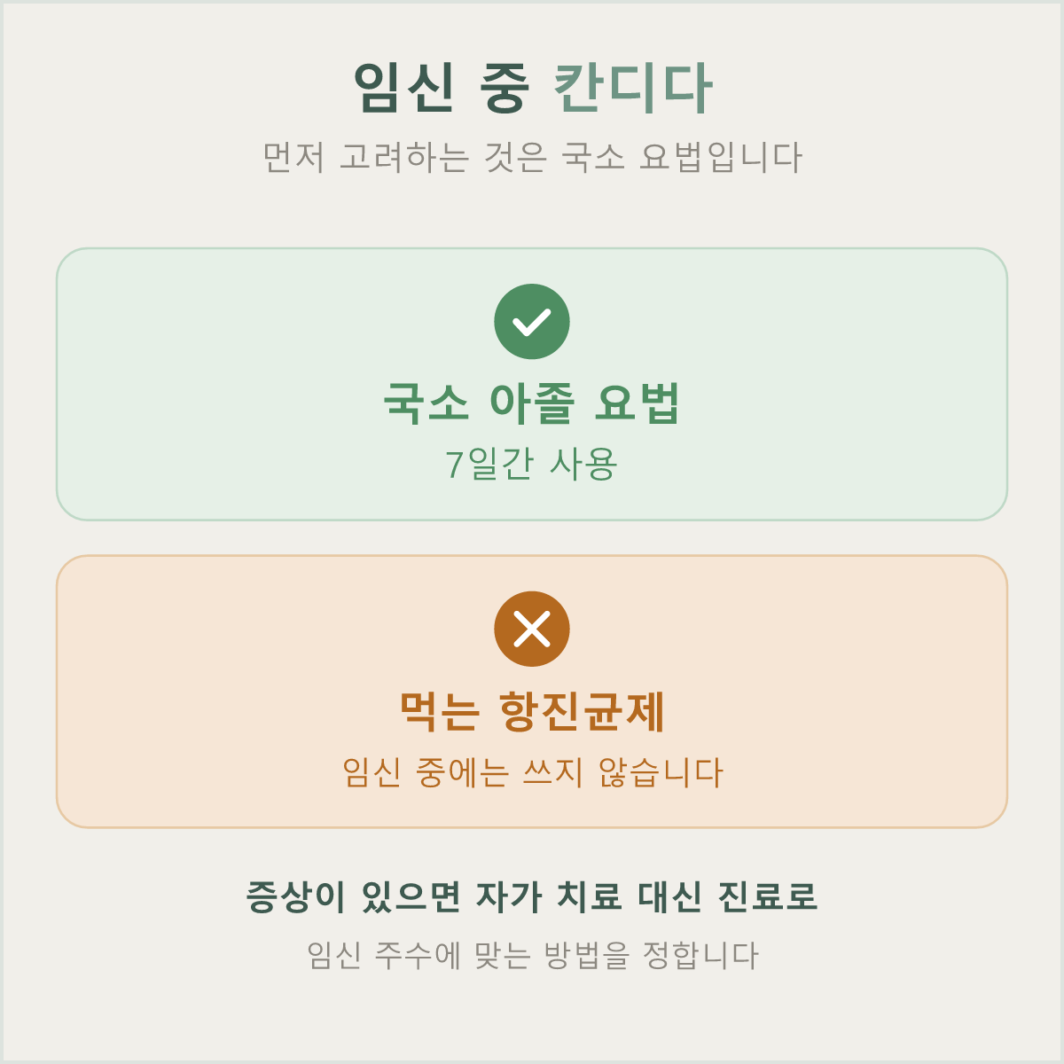 임신 중 칸디다 질염에서 먼저 고려하는 것은 넣거나 바르는 국소 요법입니다